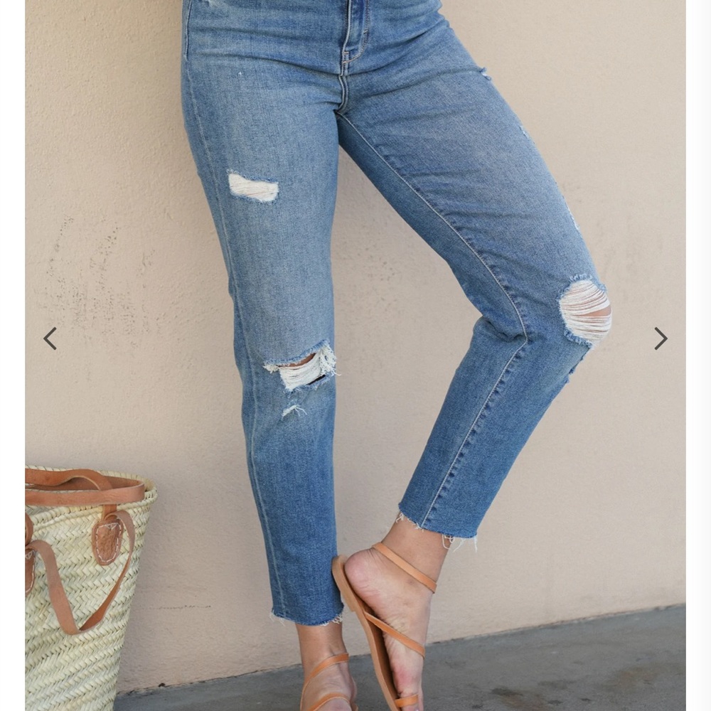CARLY JEANS LOS ANGELES - medium wash - - Picture 2 of 10